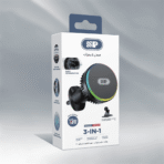 ⁦شاحن لاسلكي للسيارة مع مروحة تبريد فريون⁩ - الصورة ⁦2⁩