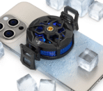 ⁦مروحة تبريد مغناطيسية للجوال اضاءة مدمجة⁩ - الصورة ⁦2⁩