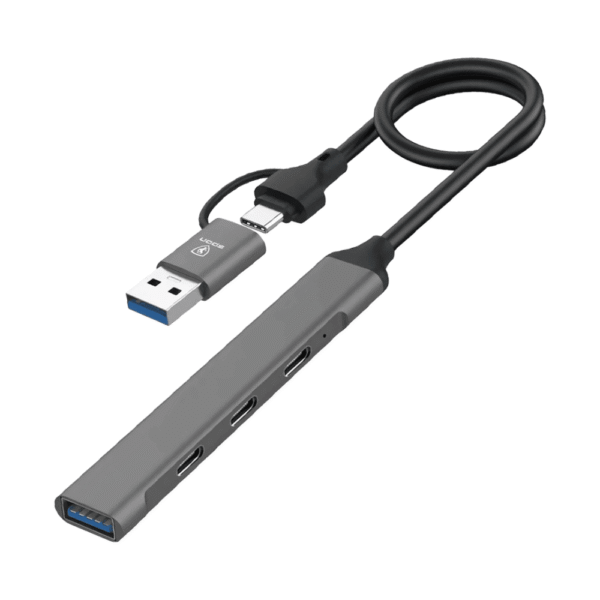 تحويلة تايب سي USB للجوال واللابتوب 4 في 2