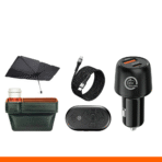 ⁦بكج العناية بالسيارة تحكم – حماية + تنظيم + شواحن⁩ - الصورة ⁦8⁩