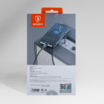 ⁦وصلة Aux للايفون ماركة SPON قماش 2 متر⁩ - الصورة ⁦2⁩